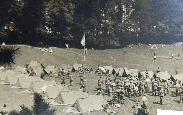 Sljeme. Logor Domobrana 1941. godine